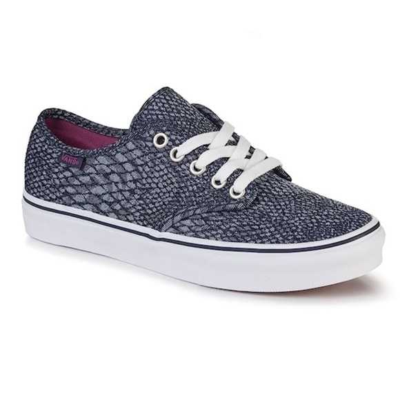 Vans Shoes - Vans 2017 Collection 9 Camden Stripe Snake Jacquard Navy Sneakers.